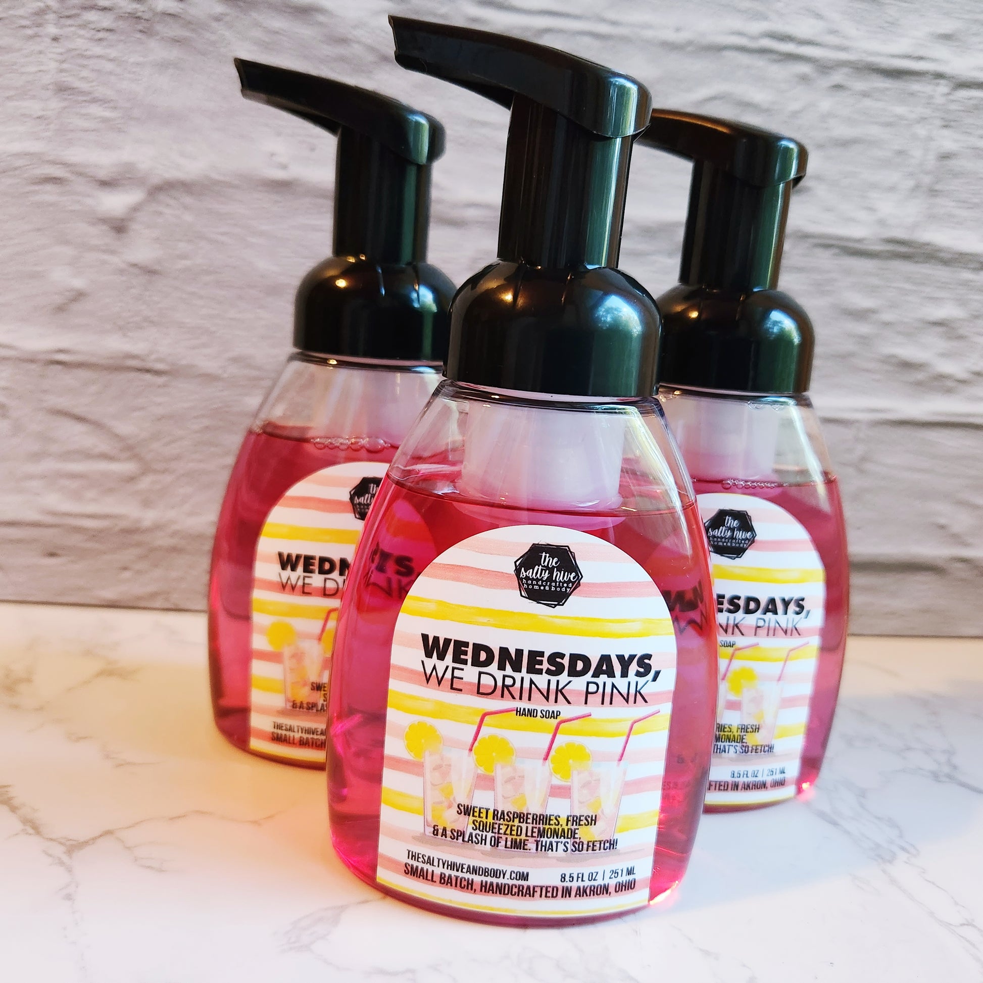 wednesdays we drink pink foaming hand soap - the salty hive