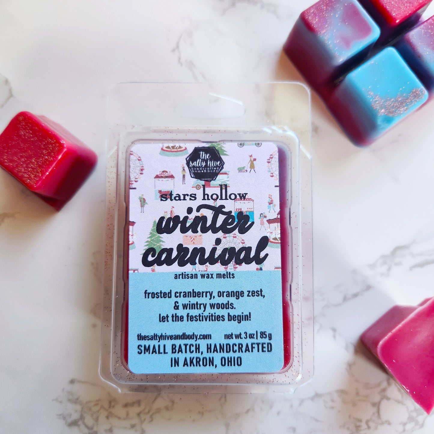 stars hollow winter carnival wax melts