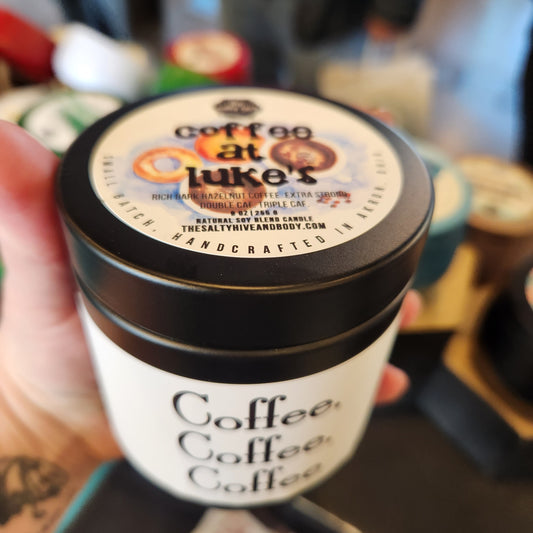 coffee at luke's candle - the cracklin' wood lux series - gilmore girls