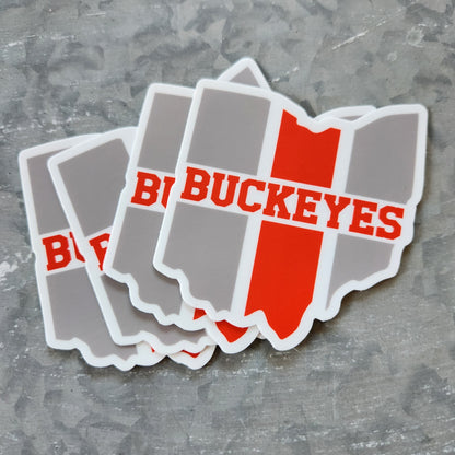 buckeyes ohio sticker