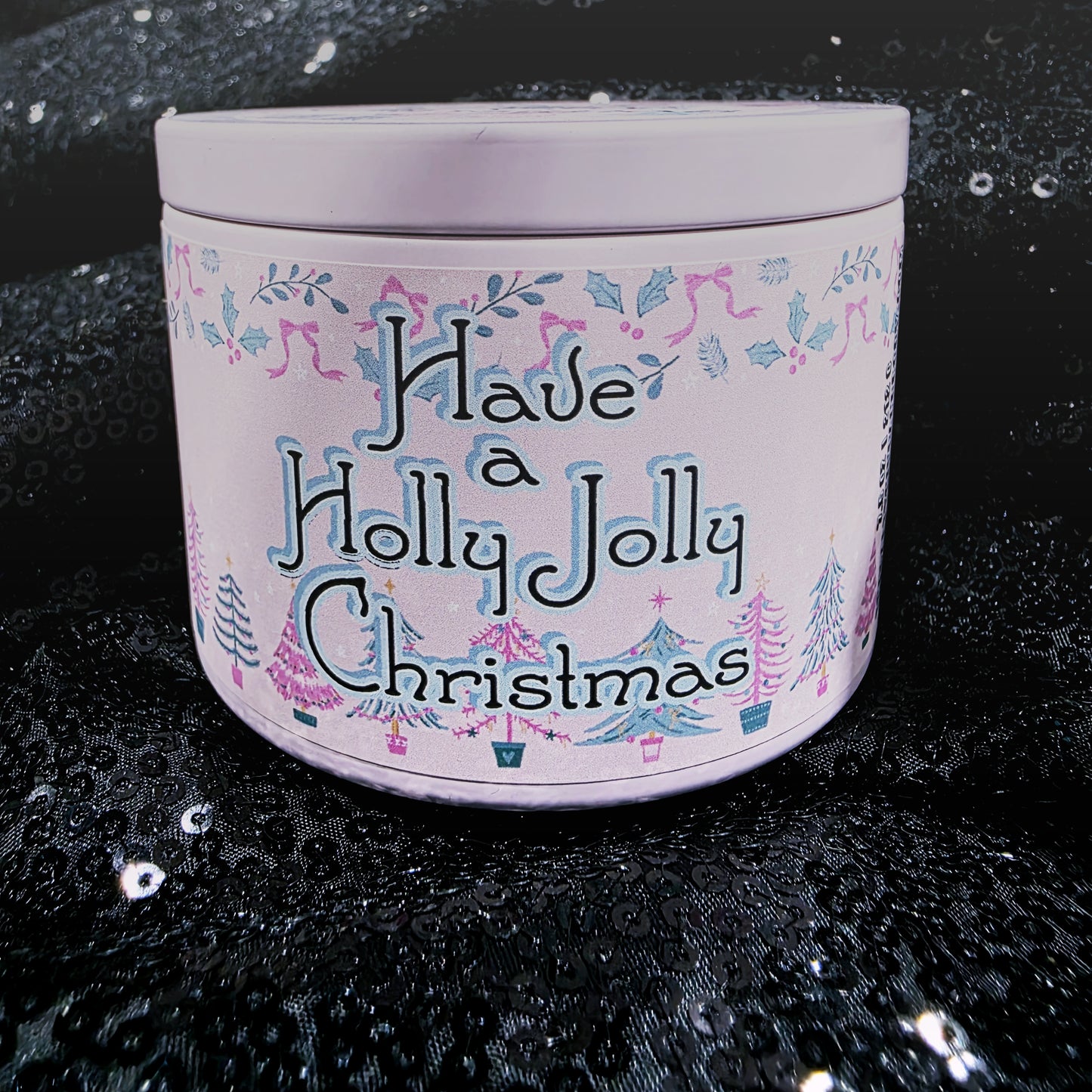 retro christmas candle