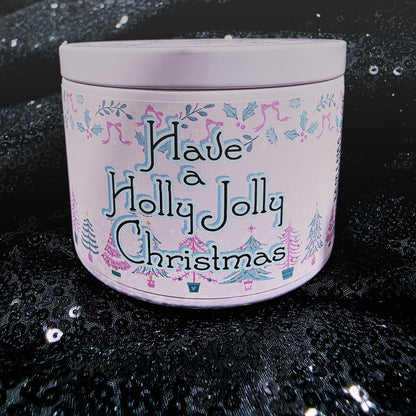 retro christmas candle