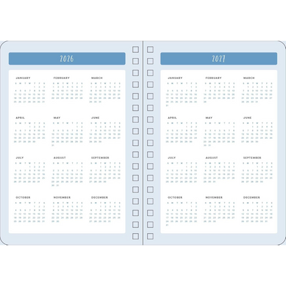 2026 gilmore girls 13-month weekly planner
