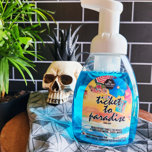 ticket to paradise foaming hand soap