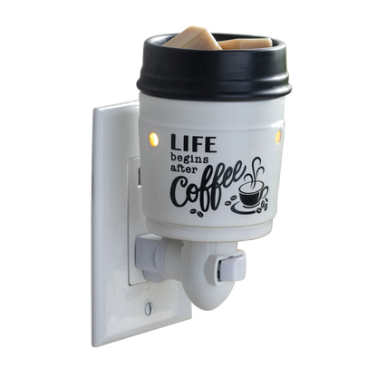 coffee plug-in wax warmer starter set