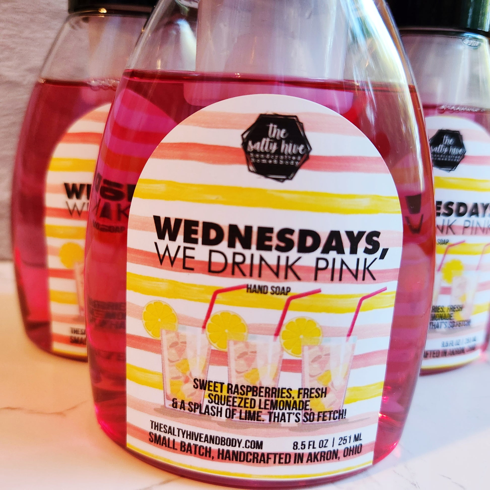 wednesdays we drink pink foaming hand soap - the salty hive