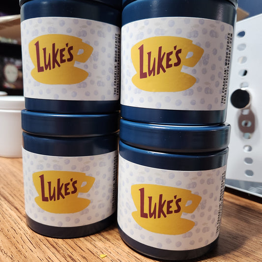 luke's pancakes candle - the cracklin' wood lux series