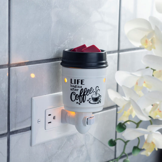 PRE ORDER coffee plug-in wax warmer starter set