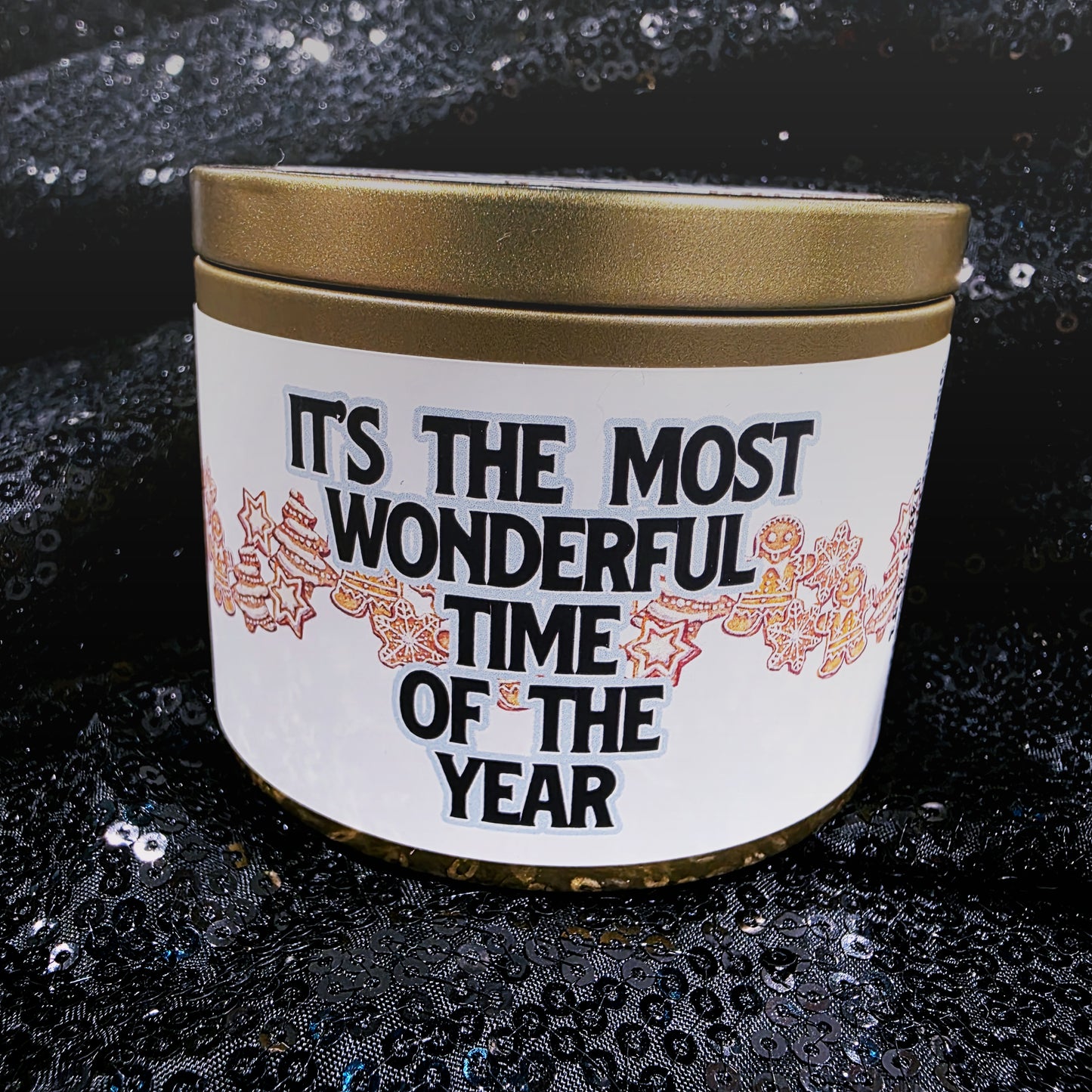 gingerbread attack candle