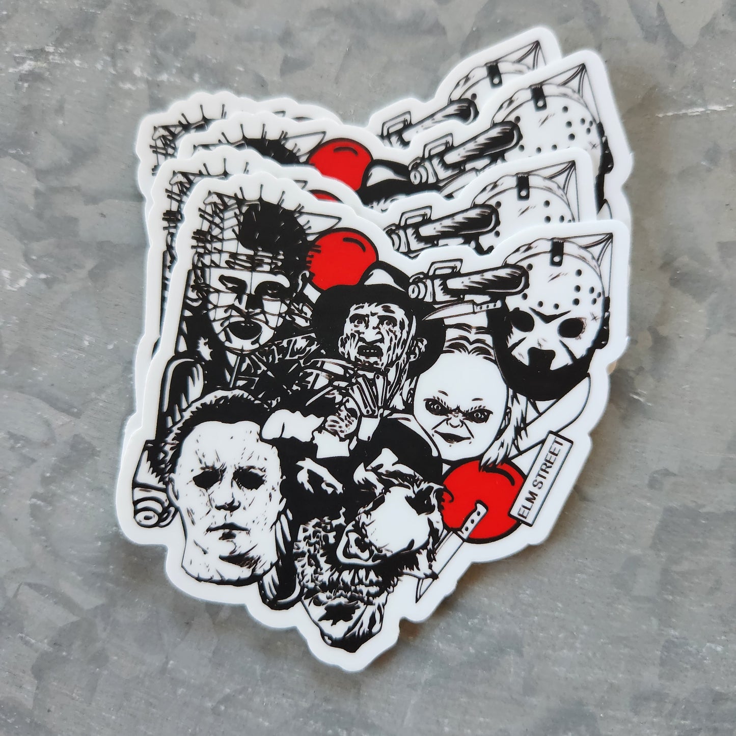 ohio horror sticker