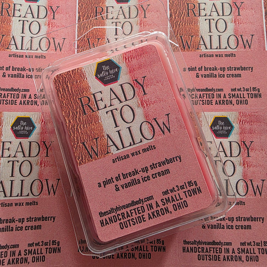 ready to wallow wax melts - gilmore inspired