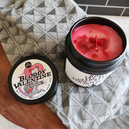 bloody valentine candle