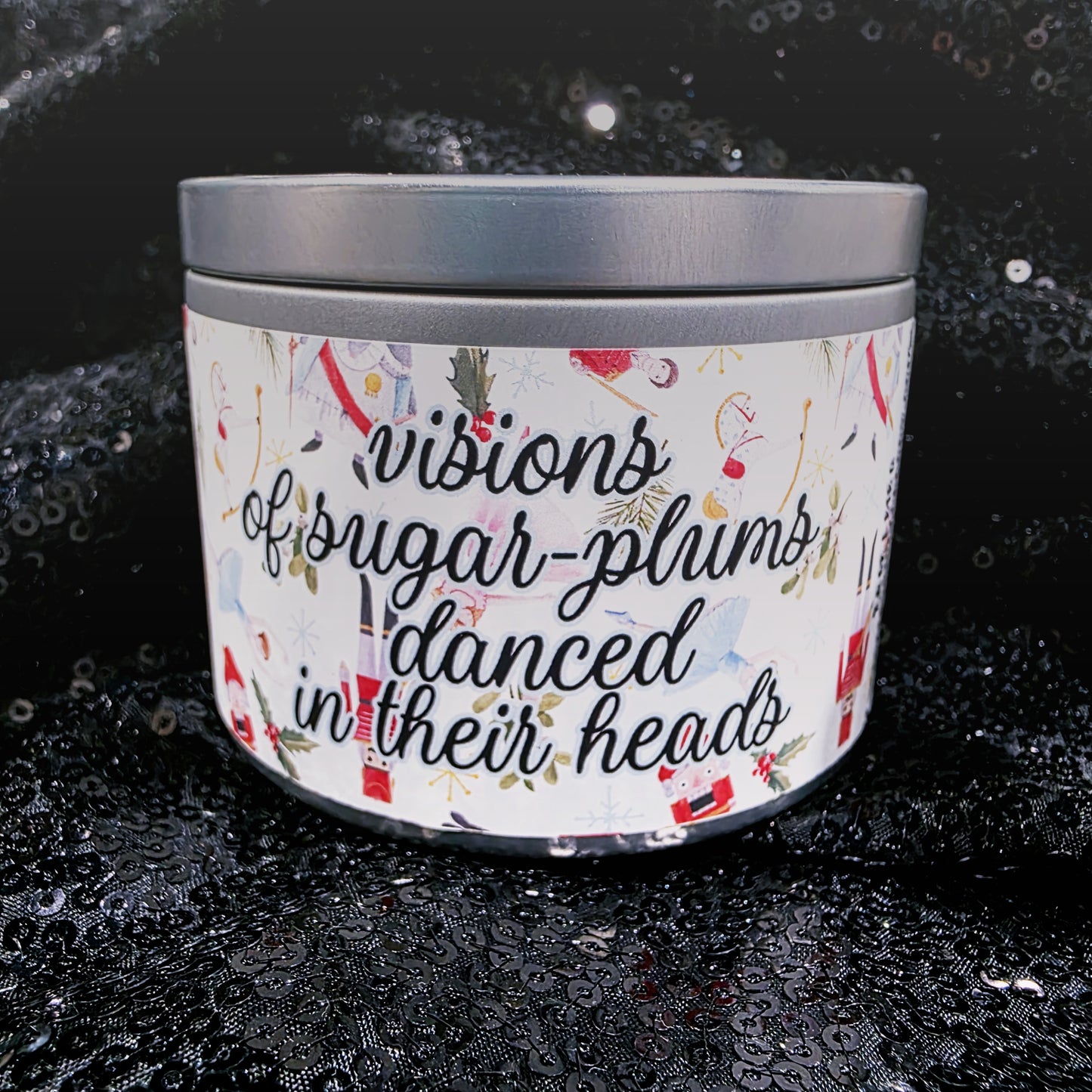 a nutcracker christmas candle