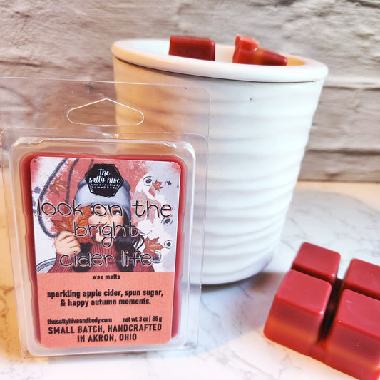 look on the bright cider life wax melts - the salty hive