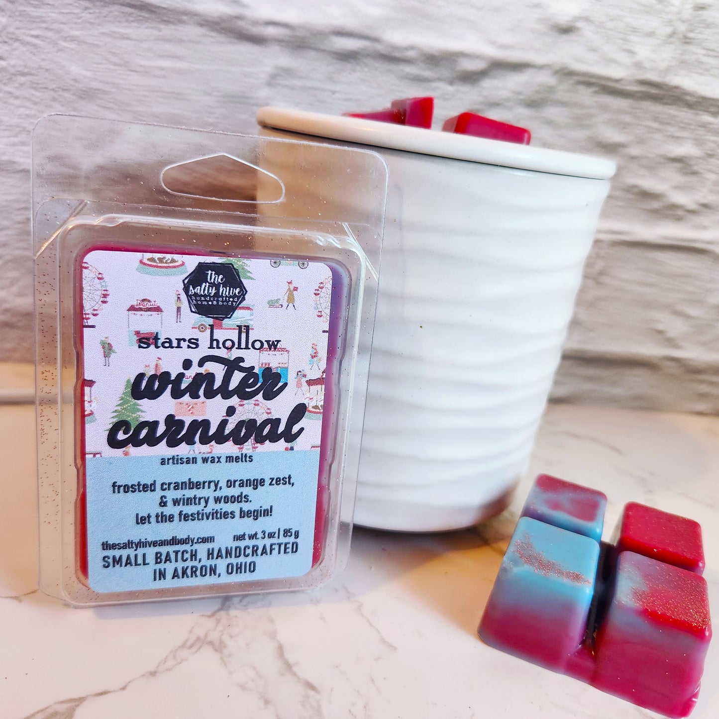 stars hollow winter carnival wax melts