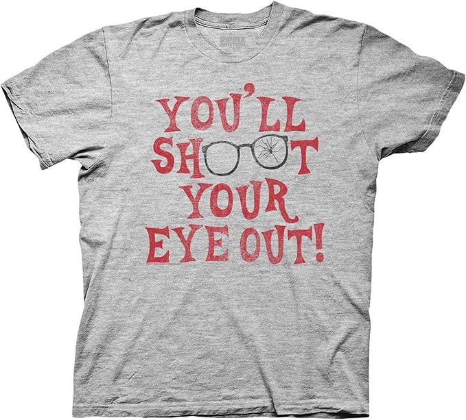 offically licensed christmas story you'll shoot your eye out t shirt