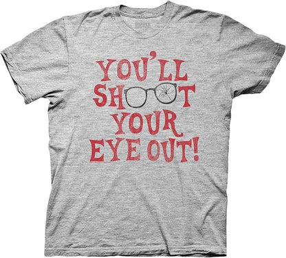offically licensed christmas story you'll shoot your eye out t shirt