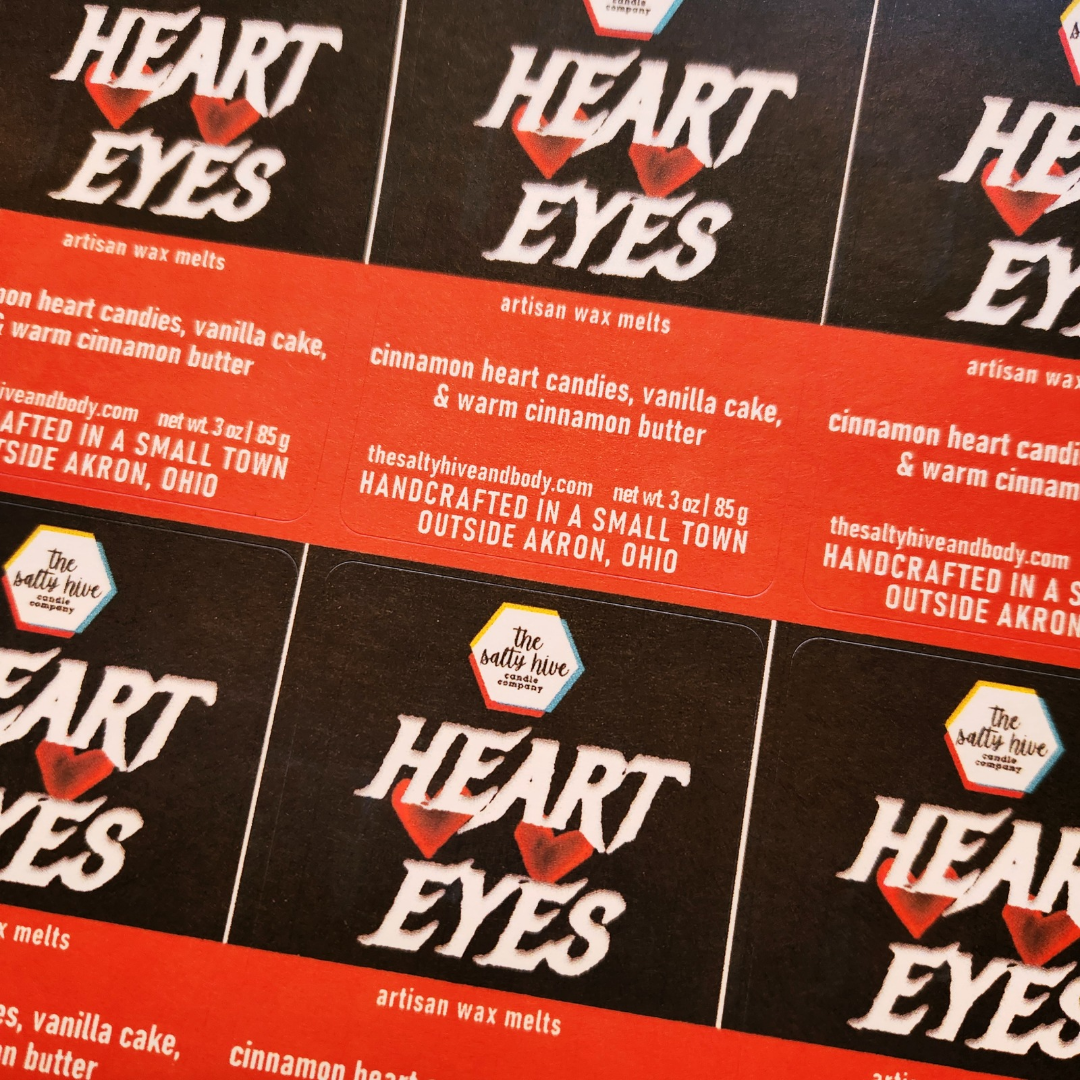 heart eyes wax melts