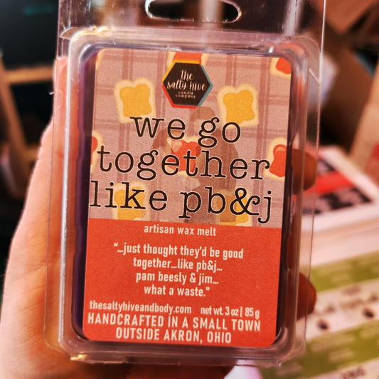 we go together like pb & j wax melts - the office