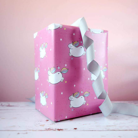 magical unicorn keychain & gift wrap set - the salty hive