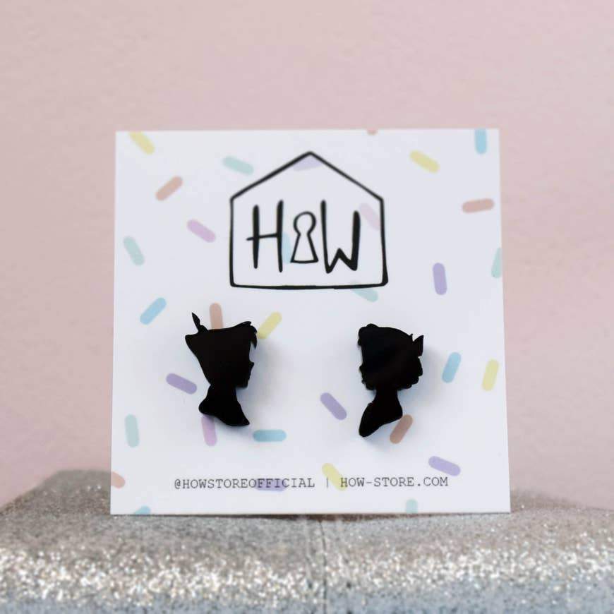 peter & wendy silhouette earrings - the salty hive