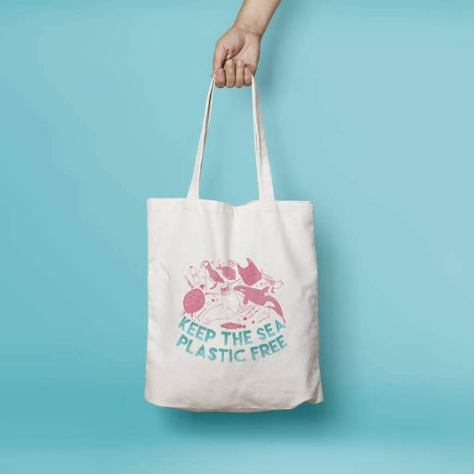 keep the sea plastic free daily tote bag - the salty hive