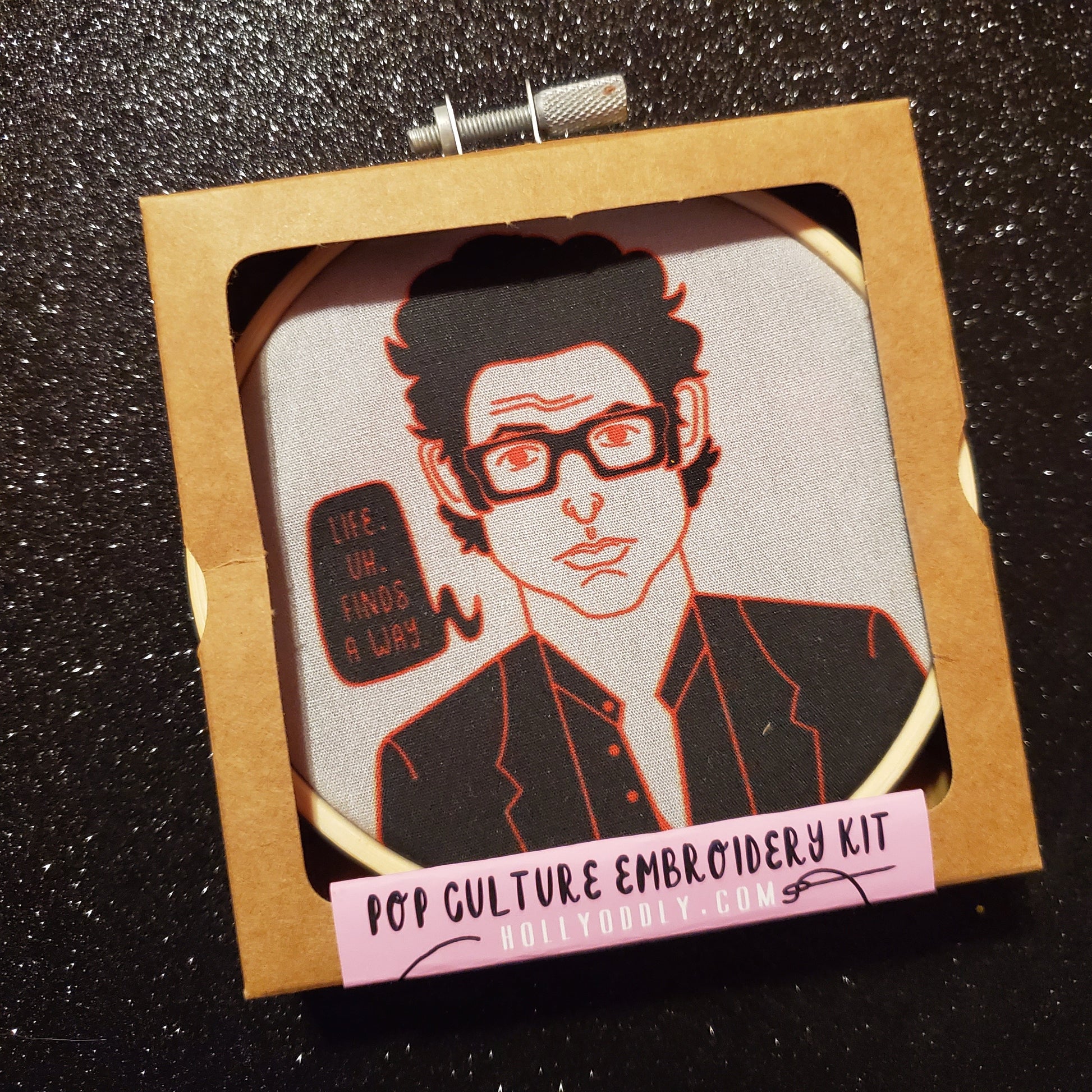 dr ian malcolm embroidery kit - the salty hive