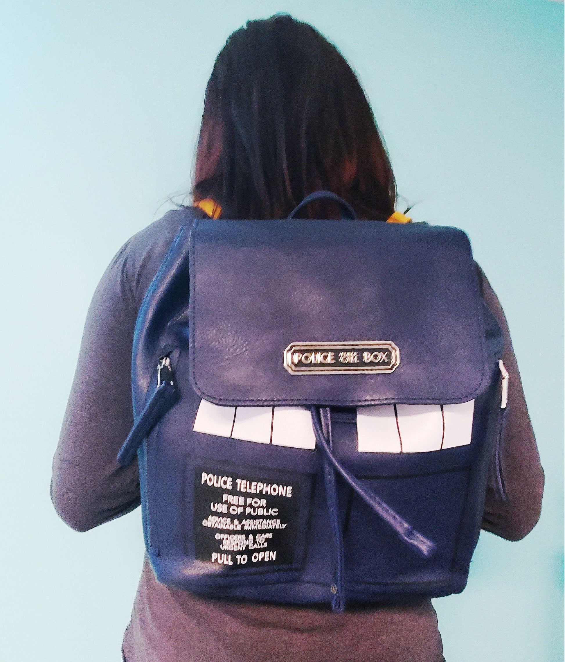 doctor who tardis backpack purse - the salty hive