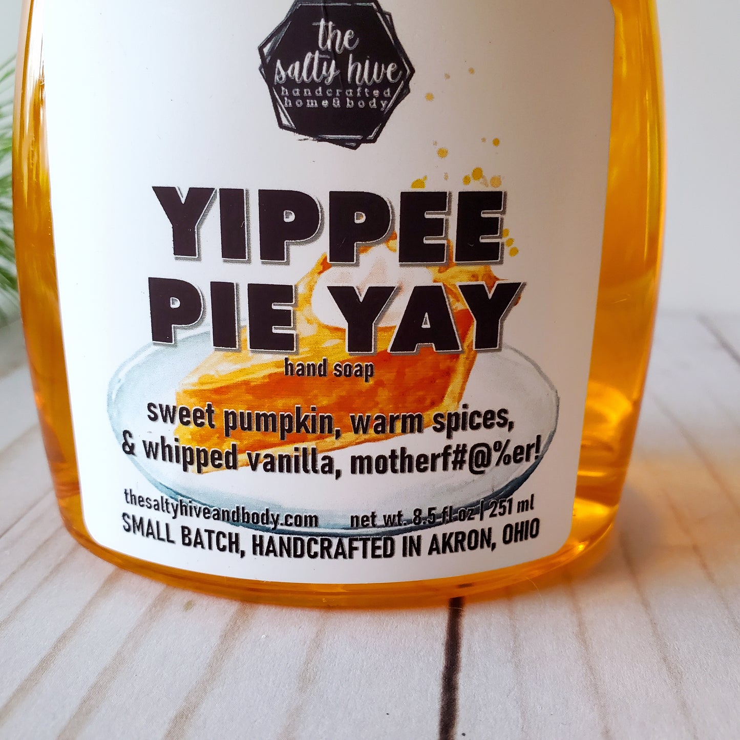 yippee pie yay foaming hand soap - the salty hive