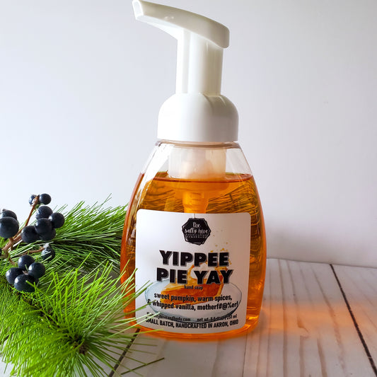 yippee pie yay foaming hand soap - the salty hive