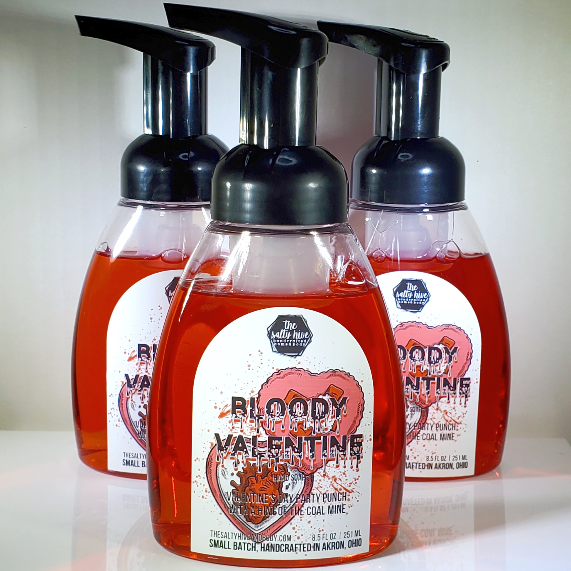 bloody valentine foaming hand soap - the salty hive