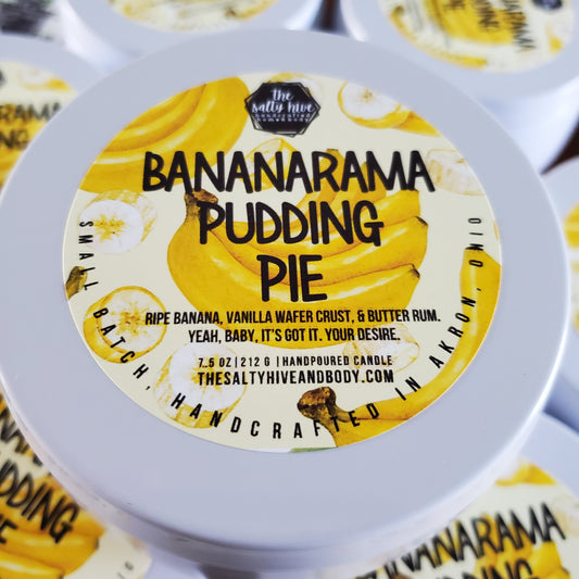 bananarama pudding pie candle - the salty hive