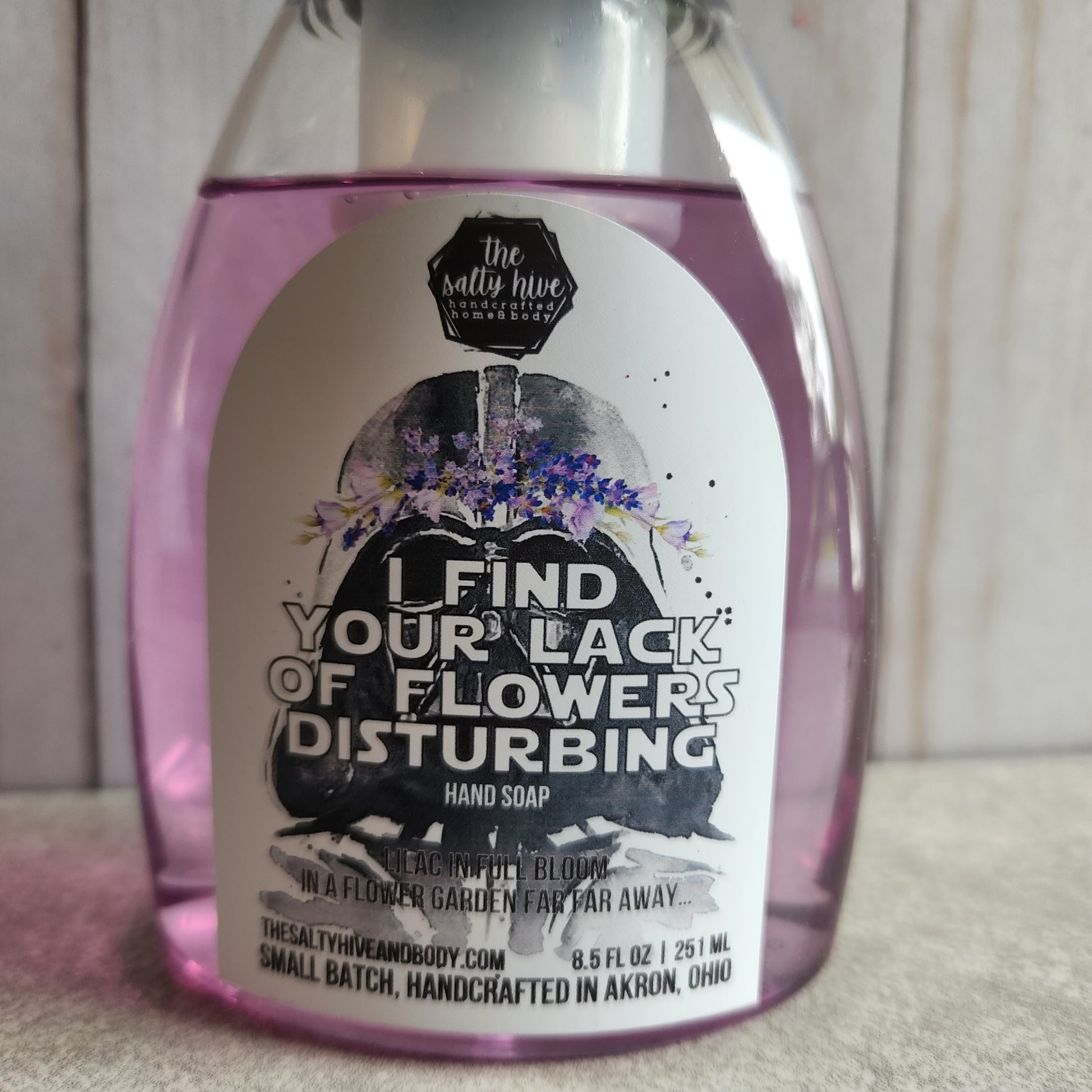 i find your lack of flowers disturbing foaming hand soap - the salty hive