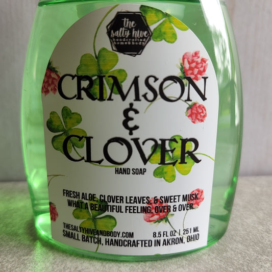 crimson & clover foaming hand soap - the salty hive