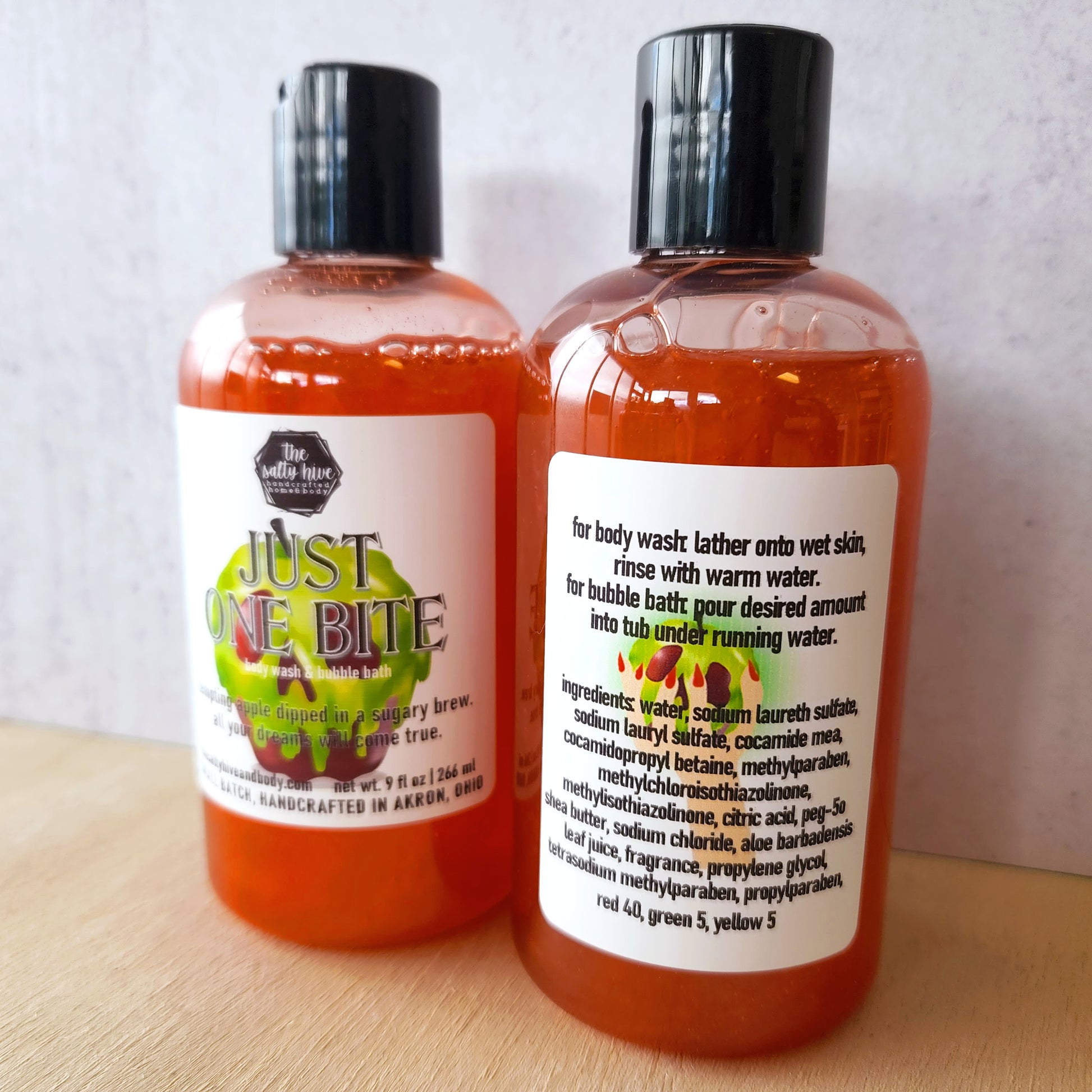 just one bite body wash & bubble bath - the salty hive
