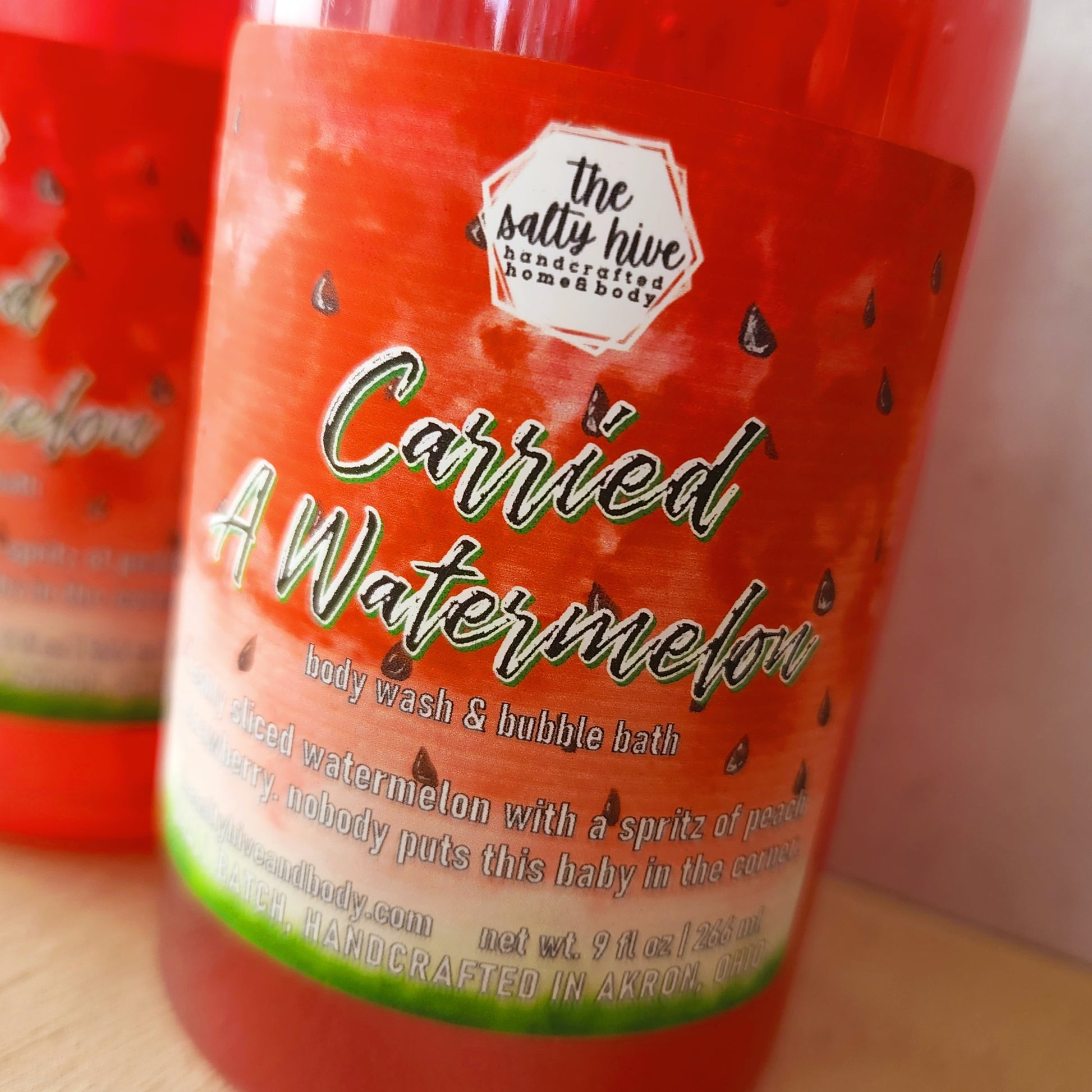 carried a watermelon body wash & bubble bath - the salty hive