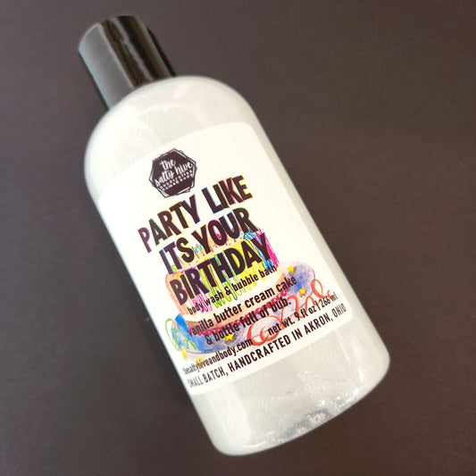 party like it's your birthday body wash & bubble bath - the salty hive