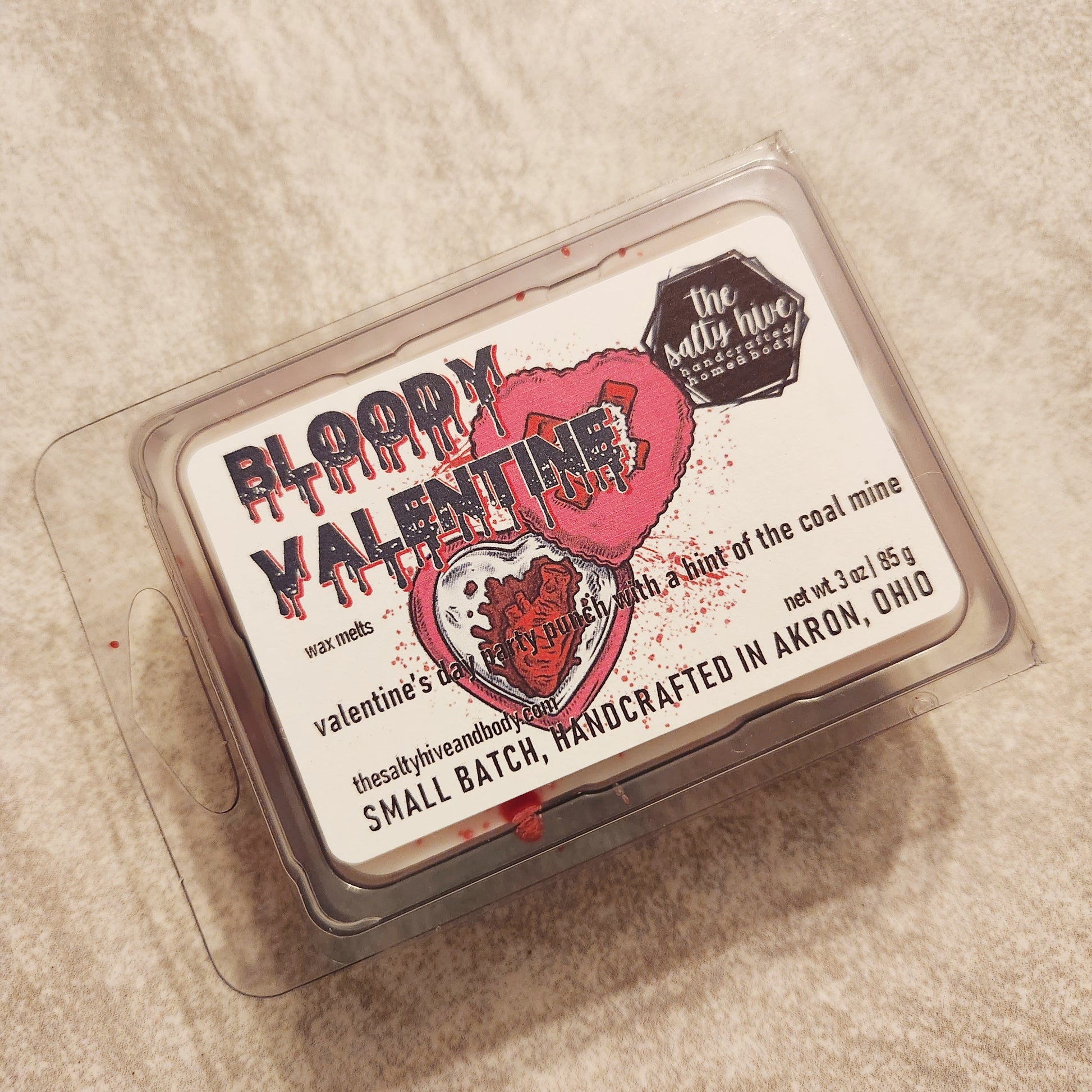 bloody valentine wax melts - the salty hive