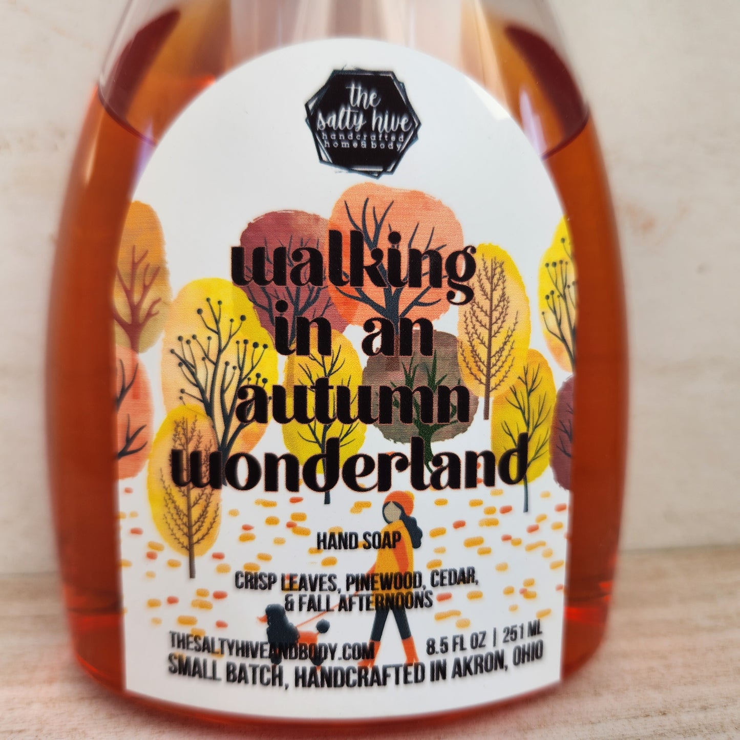 walking in an autumn wonderland foaming hand soap - the salty hive