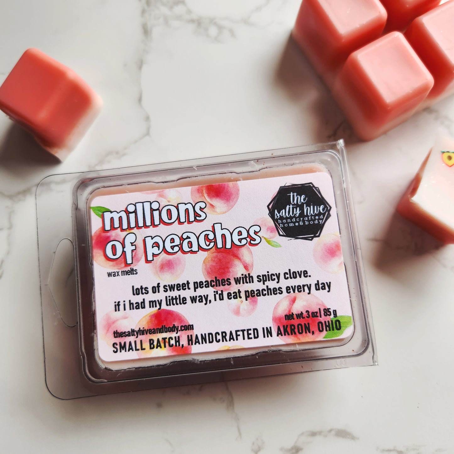 millions of peaches wax melts - the salty hive