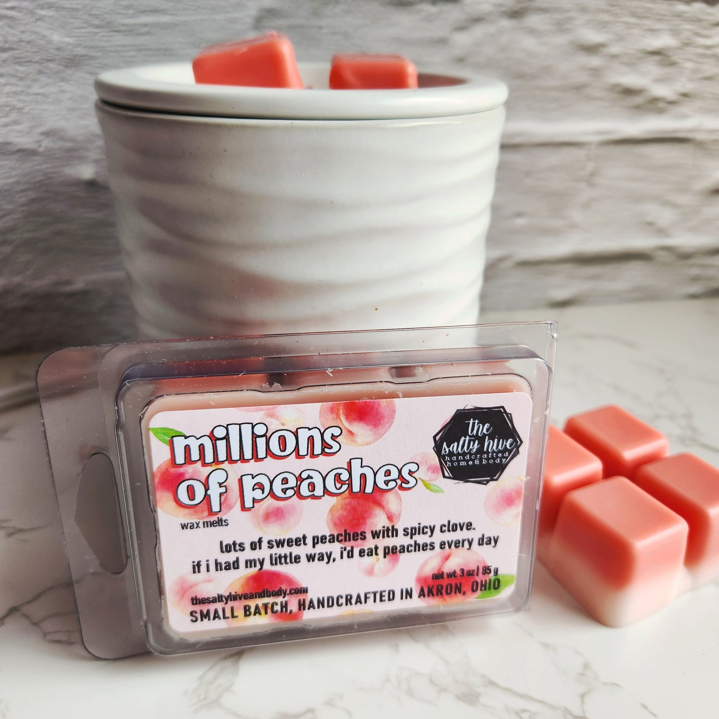 millions of peaches wax melts - the salty hive