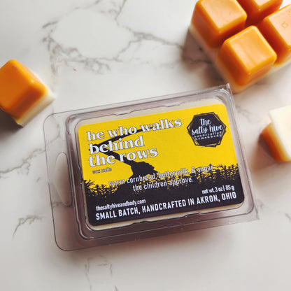 he who walks behind the rows wax melts - the salty hive
