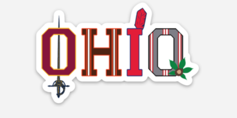 Ohio Sports Sticker - the salty hive