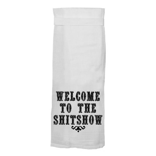 Welcome to the Shitshow | Funny Kitchen Towels - the salty hive