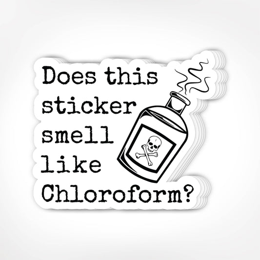 does this sticker smell like chloroform sticker - the salty hive