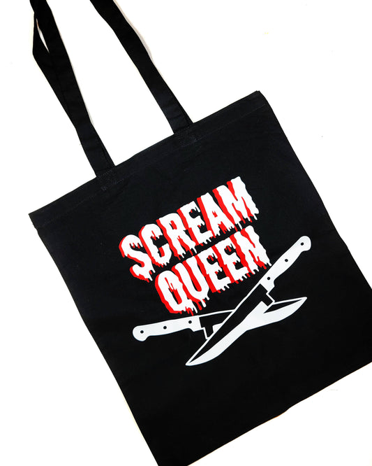 scream queen tote bag - the salty hive