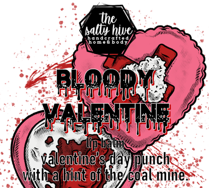 bloody valentine lip balm - the salty hive