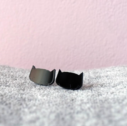 black cat silhouette earrings - the salty hive