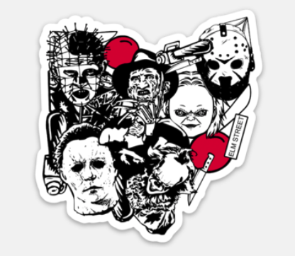 Ohio Horror Sticker - the salty hive