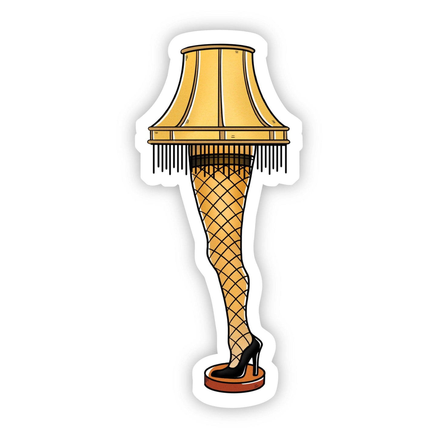 leg lamp sticker - a christmas story